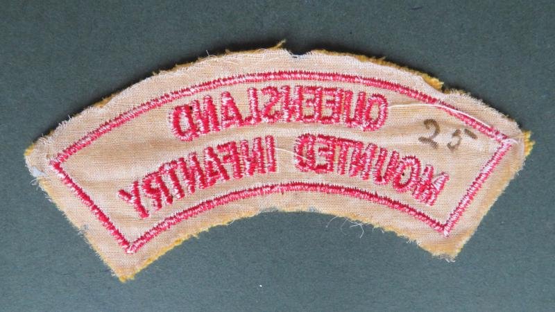 Australia Army Pre 1962 Victorian Mounted Rifles Shoulder Title — image 2