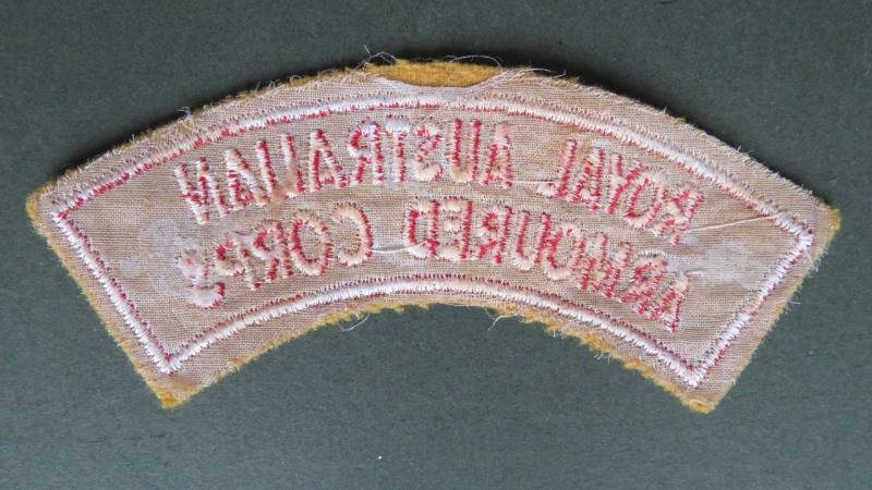 Australia Army Pre 1962 Royal Australian Armoured Corps Shoulder Title — image 2