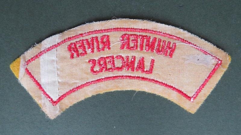 Australia Army Pre 1962 Hunter River Lancers Shoulder Title — image 2