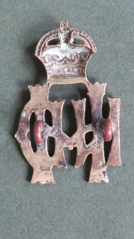 British Army Post 1953 North Devon Hussars Officer's Cap Badge — image 2