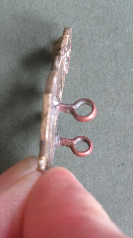 British Army Post 1953 North Devon Hussars Officer's Cap Badge — image 3