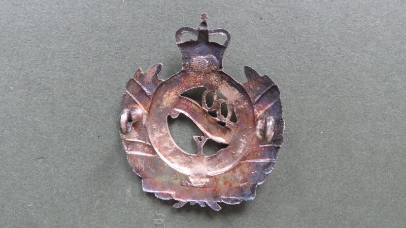 British Army Post 1953 The Queen's Own Dorset Yeomanry Officers Dress Cap Badge — image 2