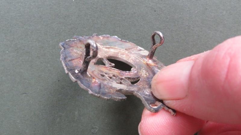 British Army Post 1953 The Queen's Own Dorset Yeomanry Officers Dress Cap Badge — image 3