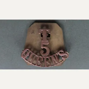 British Army The Queen's Royal Regiment (West Surrey), 5th Battalion, …