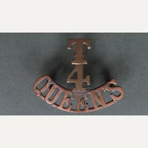 British Army The Queen's Royal Regiment (West Surrey), 4th Battalion, …