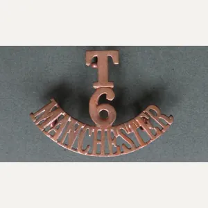 British Army The Manchester Regiment, 6th Battalion, Territorial Shoulder Title