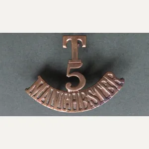 British Army The Manchester Regiment, 5th Battalion, Territorial Shoulder Title