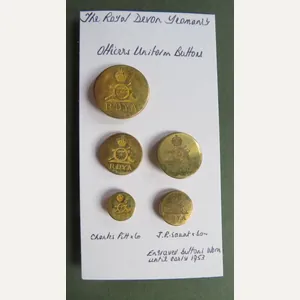 British Army 5 Pre 1953 Royal Devon Yeomanry Officers Uniform …