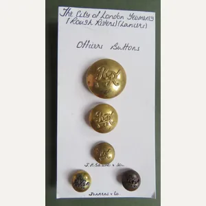 British Army 5 Post 1961 The City of London Yeomanry …