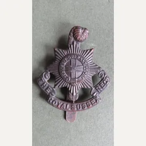 British Army The Royal Sussex Regiment Cap Badge