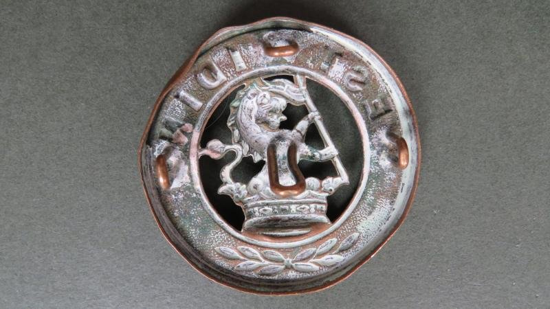 British Army The Duke of Wellington's (West Riding Regiment) Helmet Plate Centre — image 2