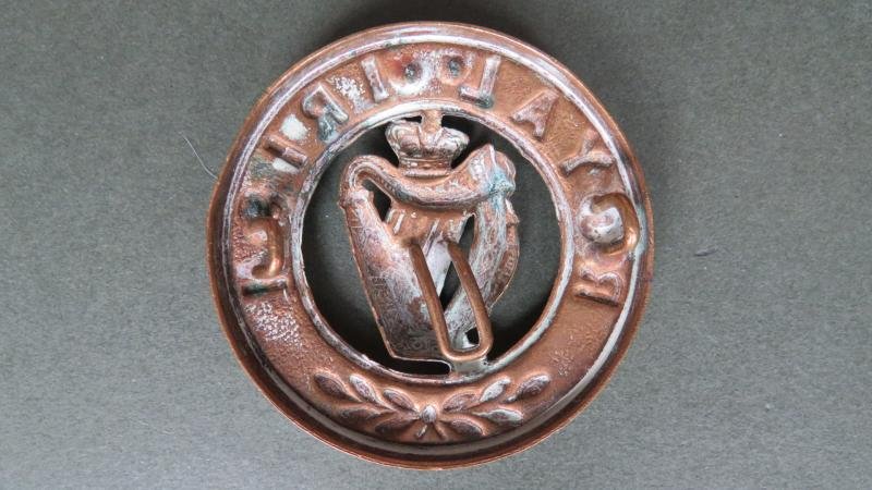 British Army Pre 1901 The Royal Irish Regiment Helmet Plate Centre — image 2