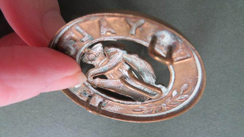 British Army Pre 1901 The Royal Irish Regiment Helmet Plate Centre — image 3