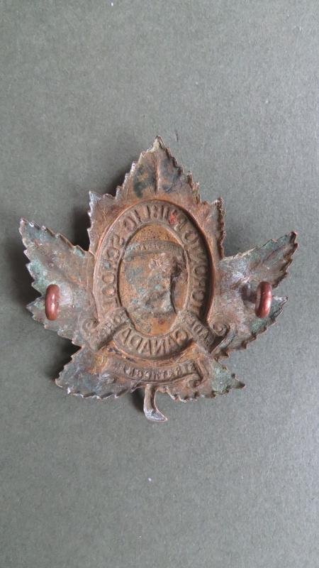 Canada Army Toronto Public School Cadet Corps Cap Badge — image 2