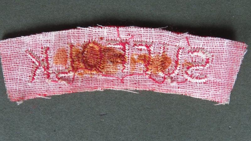 British Army 1950's Suffolk Regiment Shoulder Title — image 2