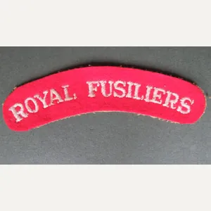 British Army WW2 Royal Fusiliers Shoulder Title