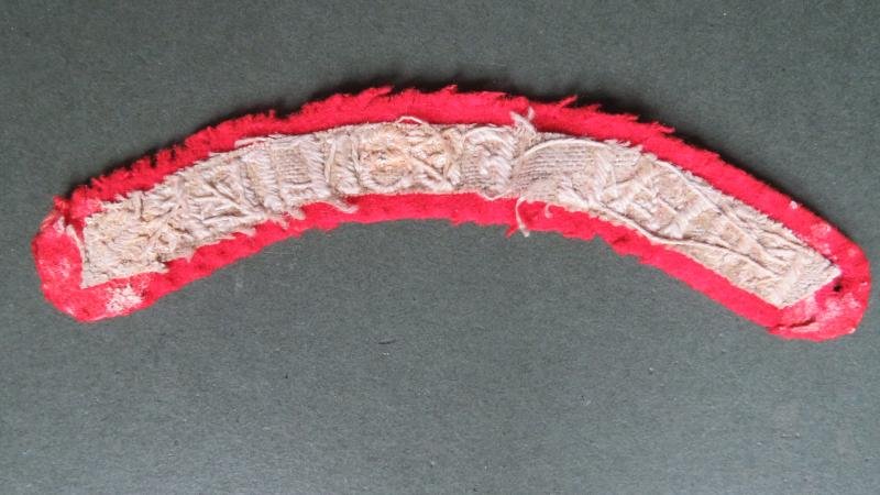 British Army Pre WW2 Royal Fusiliers Shoulder Title — image 2