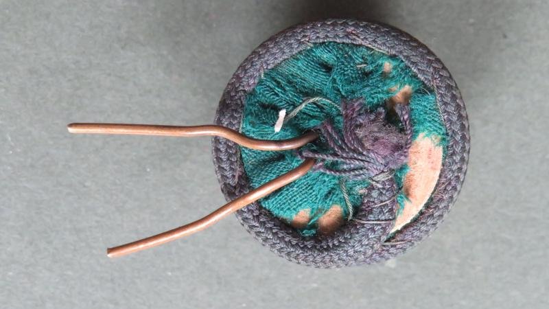 British Army Pre 1953 Royal Irish Rifles Officers Boss Badge — image 2