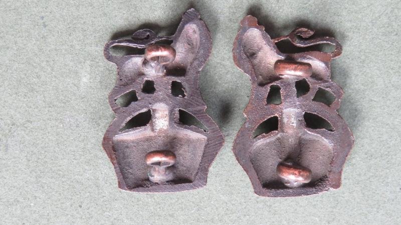 British Army The Queen's Own Royal West Kent Regiment Officers Service Dress Collar Badges — image 2