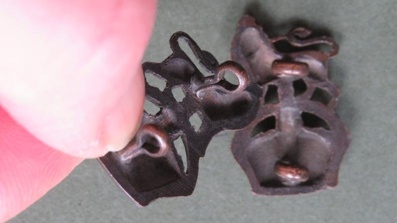 British Army The Queen's Own Royal West Kent Regiment Officers Service Dress Collar Badges — image 3