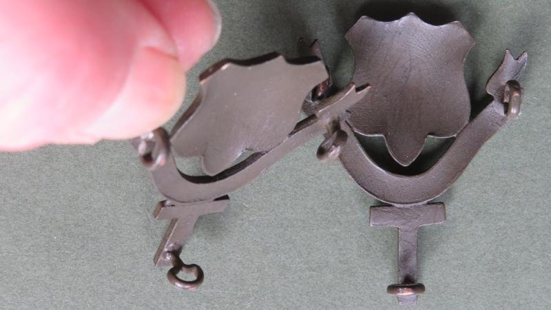 British Army The Loyal Regiment (North Lancashire) 4th & 5th Battalions Officers Service Dress Collar Badges — image 3