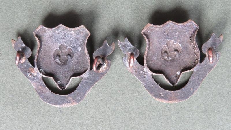 British Army The Loyal Regiment (North Lancashire) Officers Service Dress Collar Badges — image 2