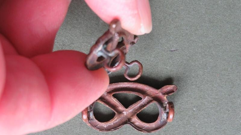 British Army The South Staffordshire Regiment Officers Service Dress Collar Badges — image 3