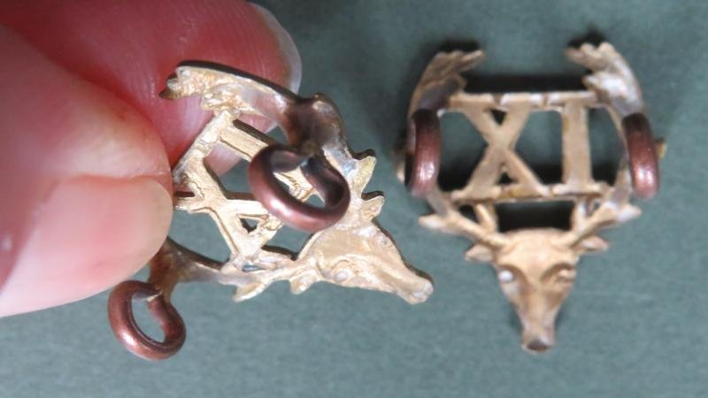 New Zealand Pre 1953 9th (Wellington East Coast Rifles) Regiment Collar Badges — image 3