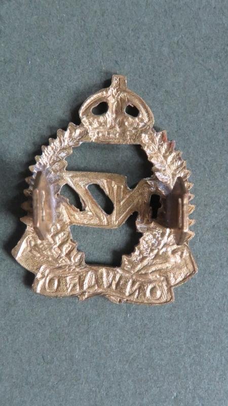 New Zealand Army WW1 'Expeditionary Force' Collar Badge — image 2