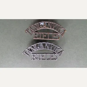 British Commonwealth 1961-1964 'Tanganyika Rifles' Shoulder Titles