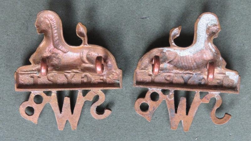 British Army The South Wales Borderers Officers Service Dress Collar Badges — image 3