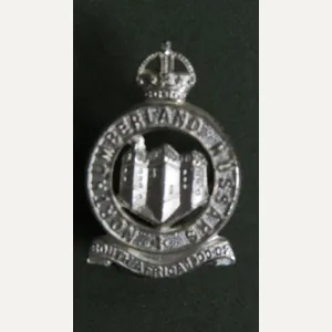 British Army Pre 1953 Northumberland Hussars Officers Service Dress Collar …