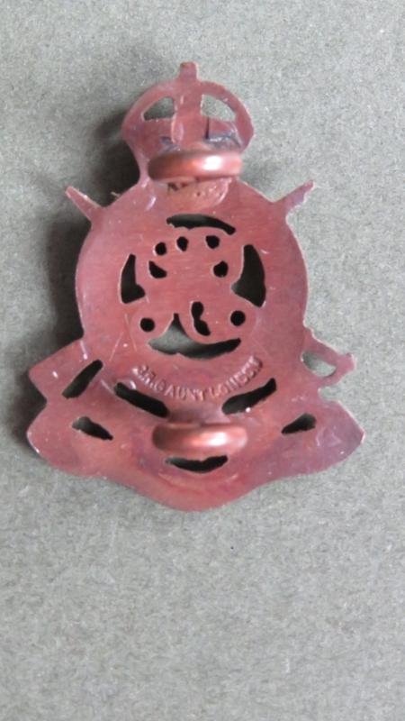 British Army The Queen's Own Dorset Yeomanry Officers' Service Dress Collar Badge — image 2