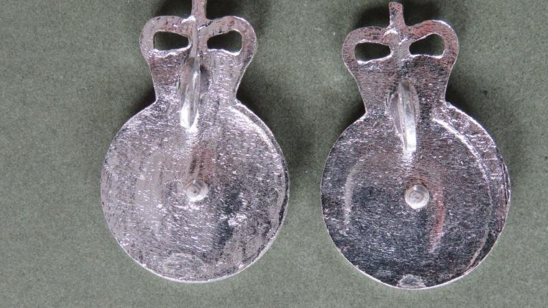 British Army The Yorkshire Volunteers Collar Badges — image 2