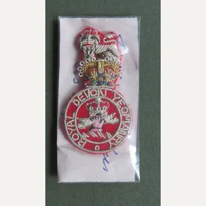 British Army The Royal Devon Yeomanry Officers Beret Badge