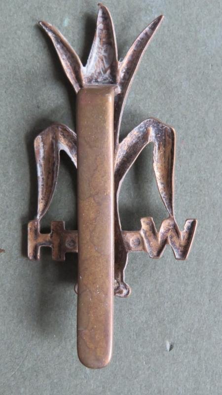 British Army WW1 Period Welsh Horse Cap Badge — image 2