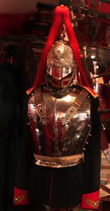 Vintage, Household Cavalry Dress Uniform. A Wonderful Helmet, Cuirass Armour, …