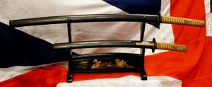 A Singularly Magnificent Original Antique Presentation Daimyo Samurai Daisho. A …