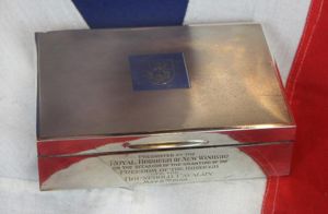 A Superb Solid Sterling Silver Cigarette & Cigar Box, Early …