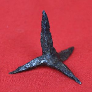 An Original Medieval Caltrop 13th-15th Century, Recovered From the Battle …