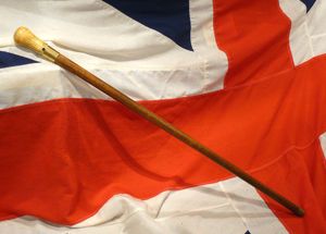 A Superb Queen Anne, Early 18th Century Bone Topped Walking …