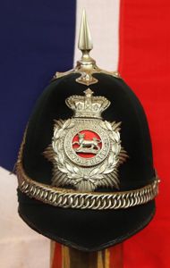 A Superb Victorian Service Helmet of the Hampshire Regiment, the …