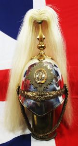 A Wonderful, Original, Antique Victorian Officer's Helmet of the Inniskilling …