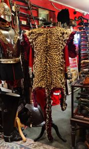 An Original, Victorian, Regimental British Army Leopard Skin Apron Of …