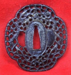 A Very Attractive & Good Edo Period Antique Nanban Tsuba …
