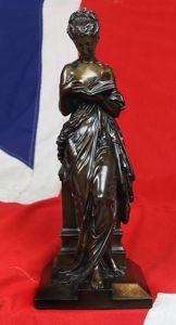 An Absolutely Stunning Napoleon IIIrd, French Bronze. The Woman Reading, …