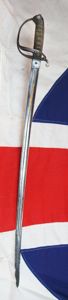 A Noble Family Crested Victorian Officer's Artillery Cavalry Sword
