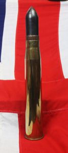 An Original WW2 British 6 Pounder Tank Shell, Head and …