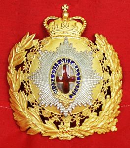 A Stunning Original Horseguards Officer's Pattern Helmet Plate. In Gold, …