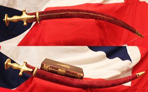 An Exceptionally Beautiful Museum Piece. A Gold Hilted Sword With …